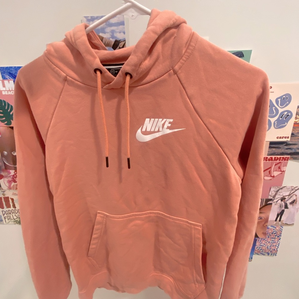 Coral NIKE hoodie!!
